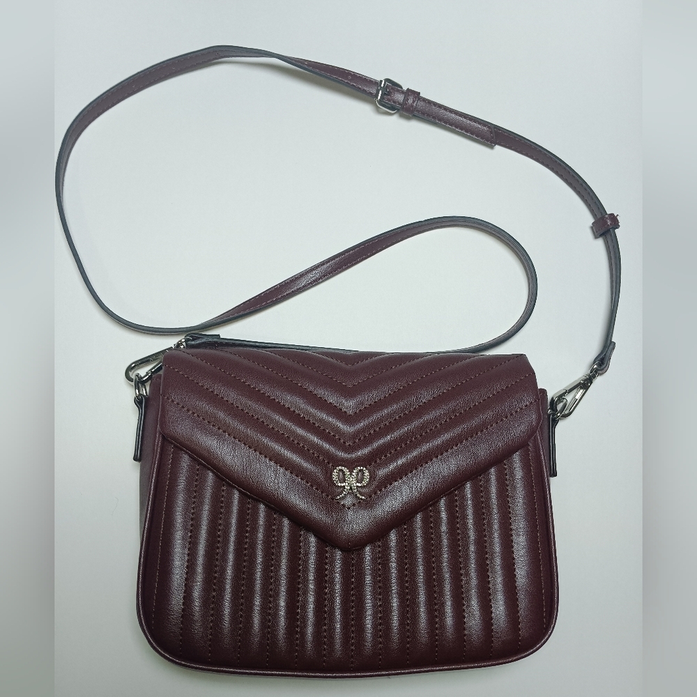 NINE WEST Elegant Burgundy Shoulder Bag